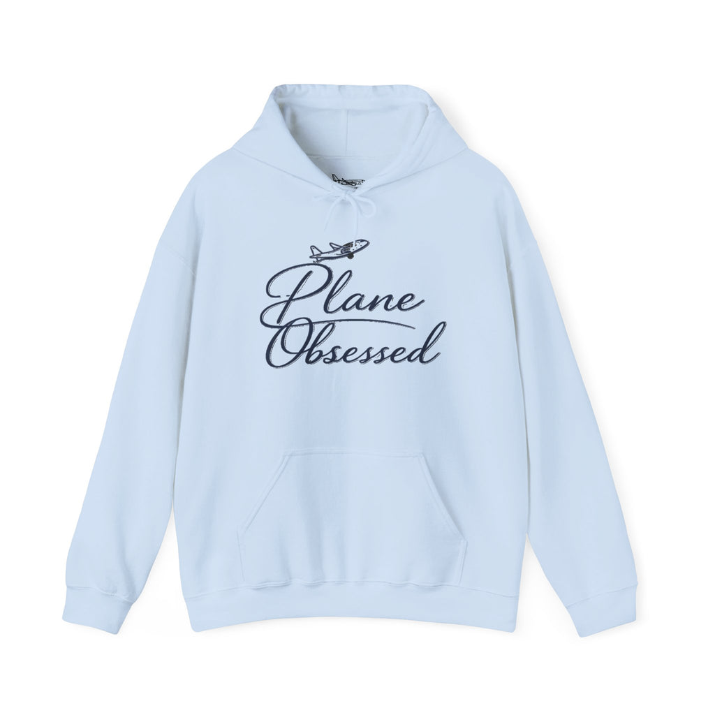 Planet Obsessed Hoodie — Retro Script Space Lover Pullover