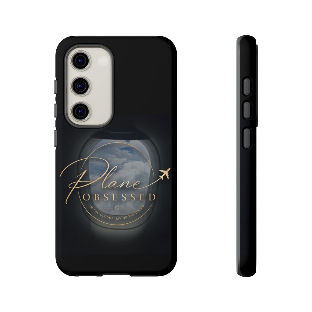Plane Obsessed Phone Case — Protective Tough Case for Aviation Lovers