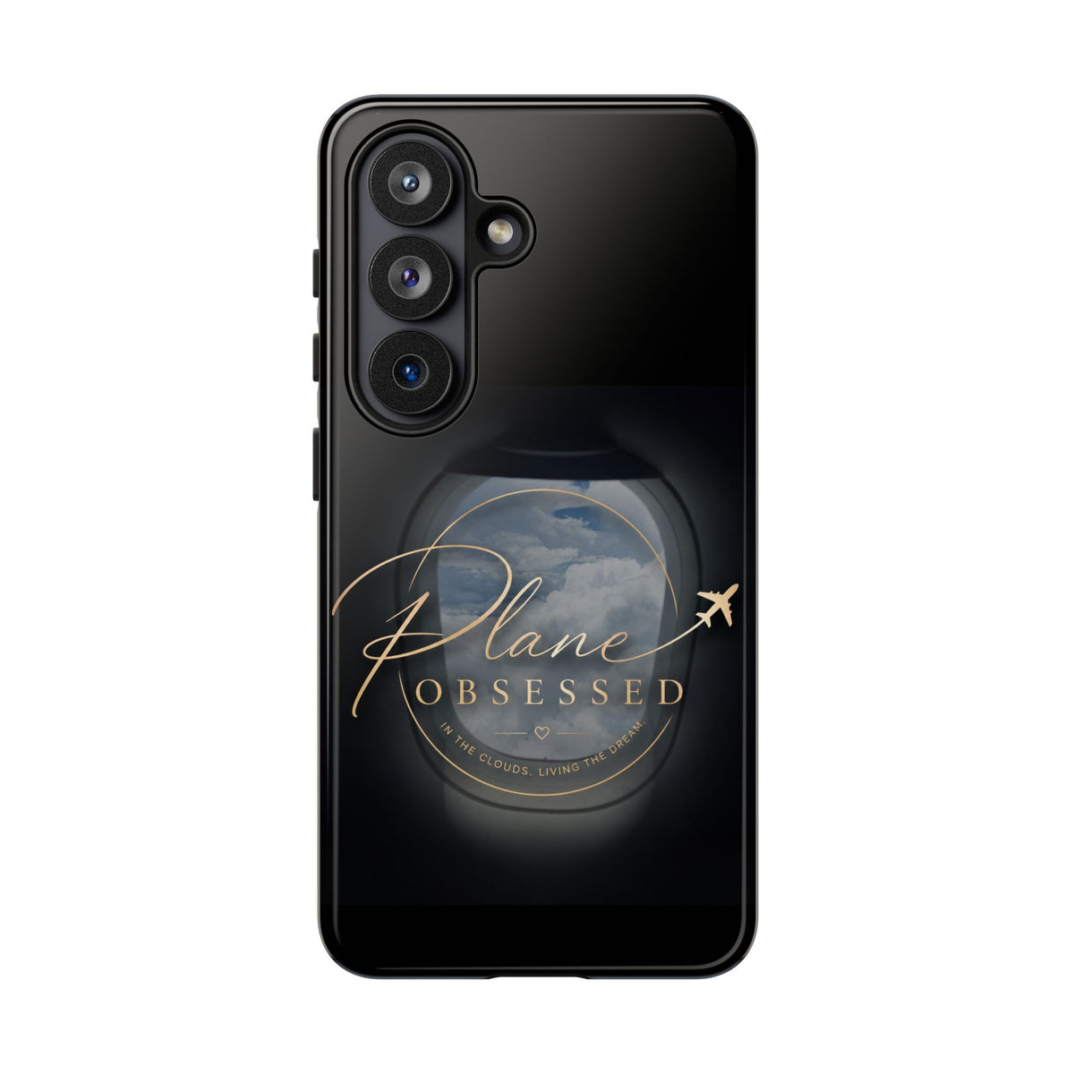 Plane Obsessed Phone Case — Protective Tough Case for Aviation Lovers