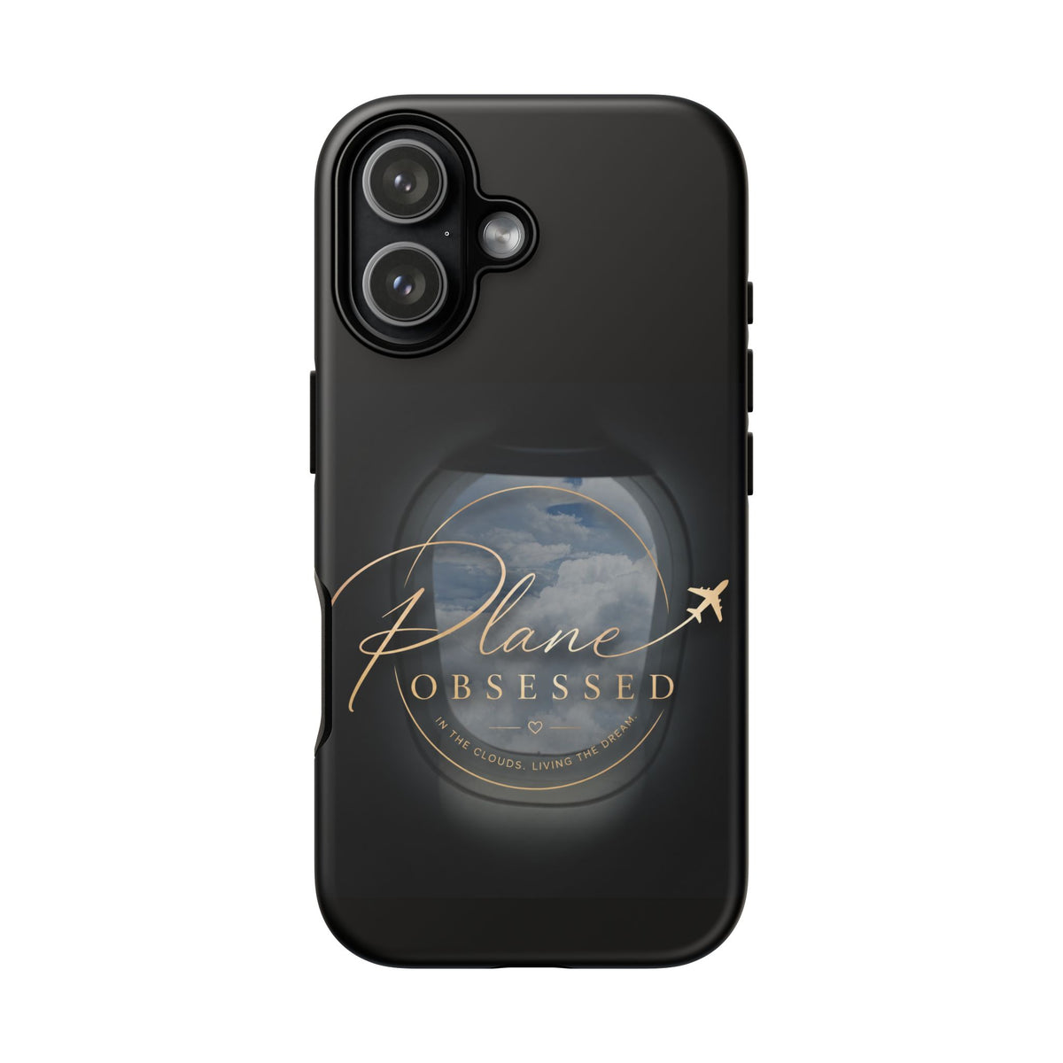 Plane Obsessed Phone Case — Protective Tough Case for Aviation Lovers