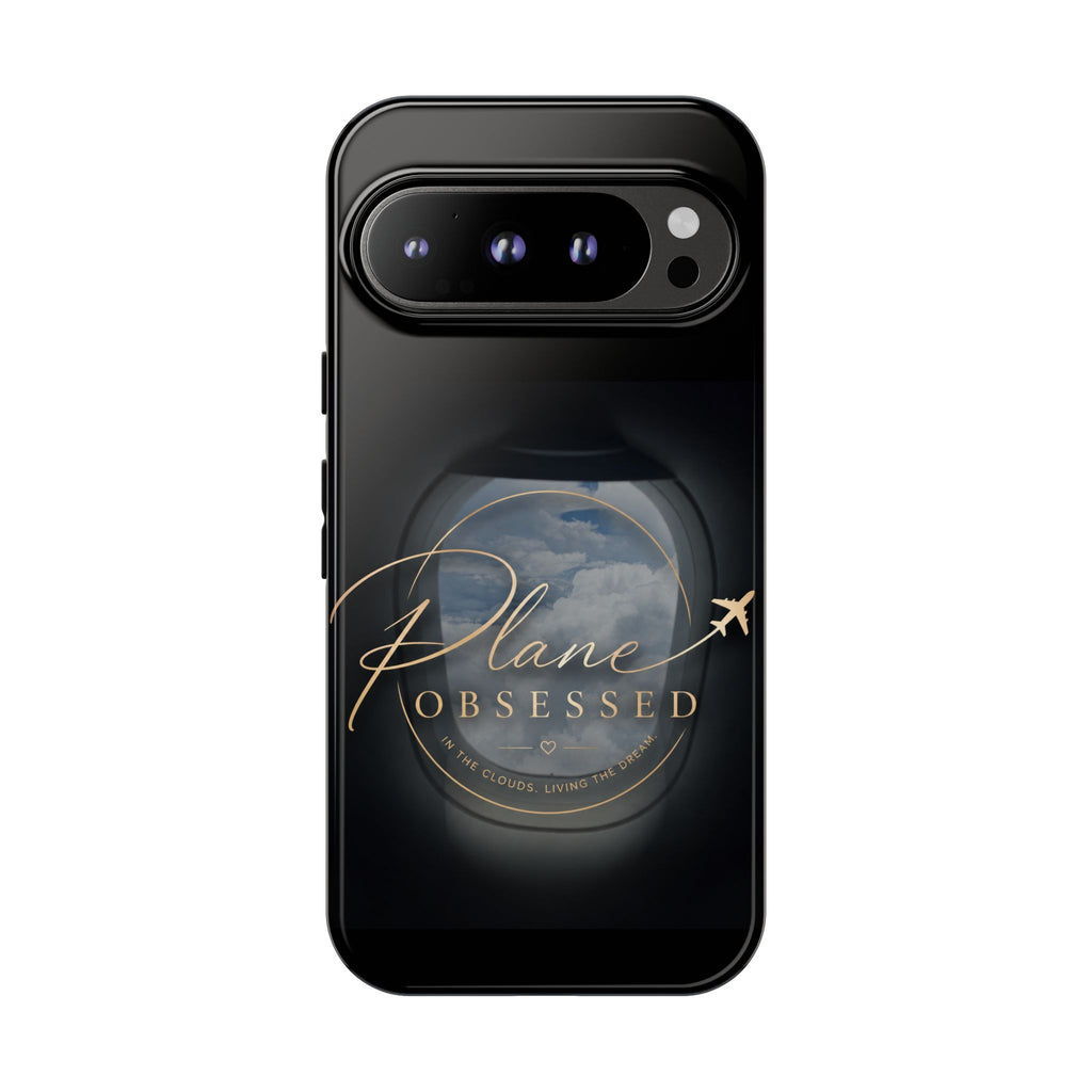 Plane Obsessed Phone Case — Protective Tough Case for Aviation Lovers