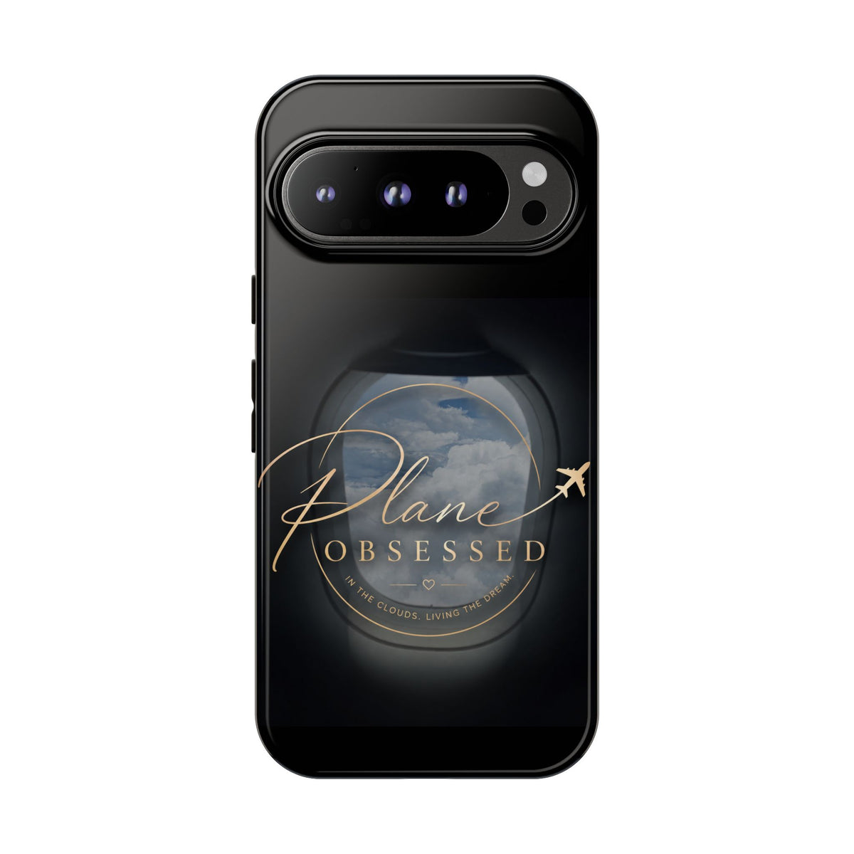 Plane Obsessed Phone Case — Protective Tough Case for Aviation Lovers