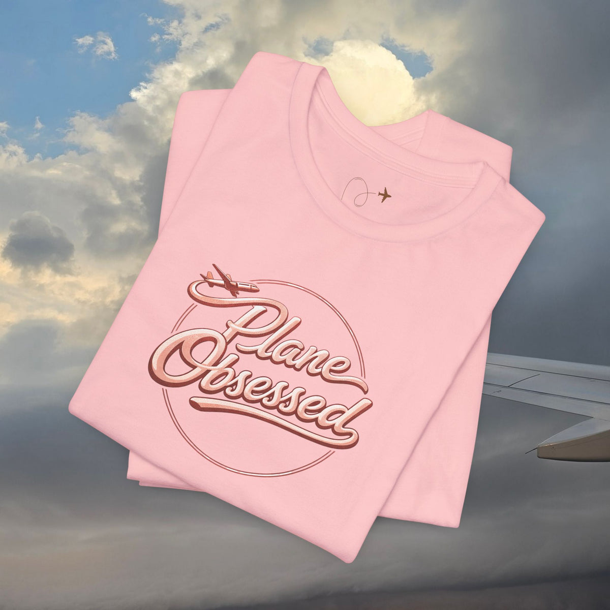 Plane Obsessed Tee — Flight Mode Graphic T‑Shirt for Aviation Lovers