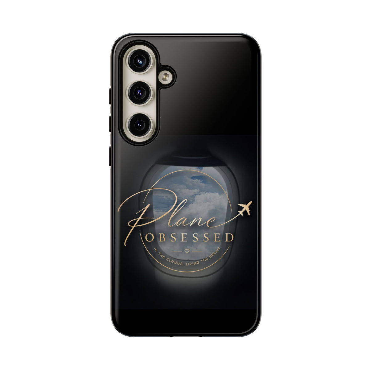 Plane Obsessed Phone Case — Protective Tough Case for Aviation Lovers