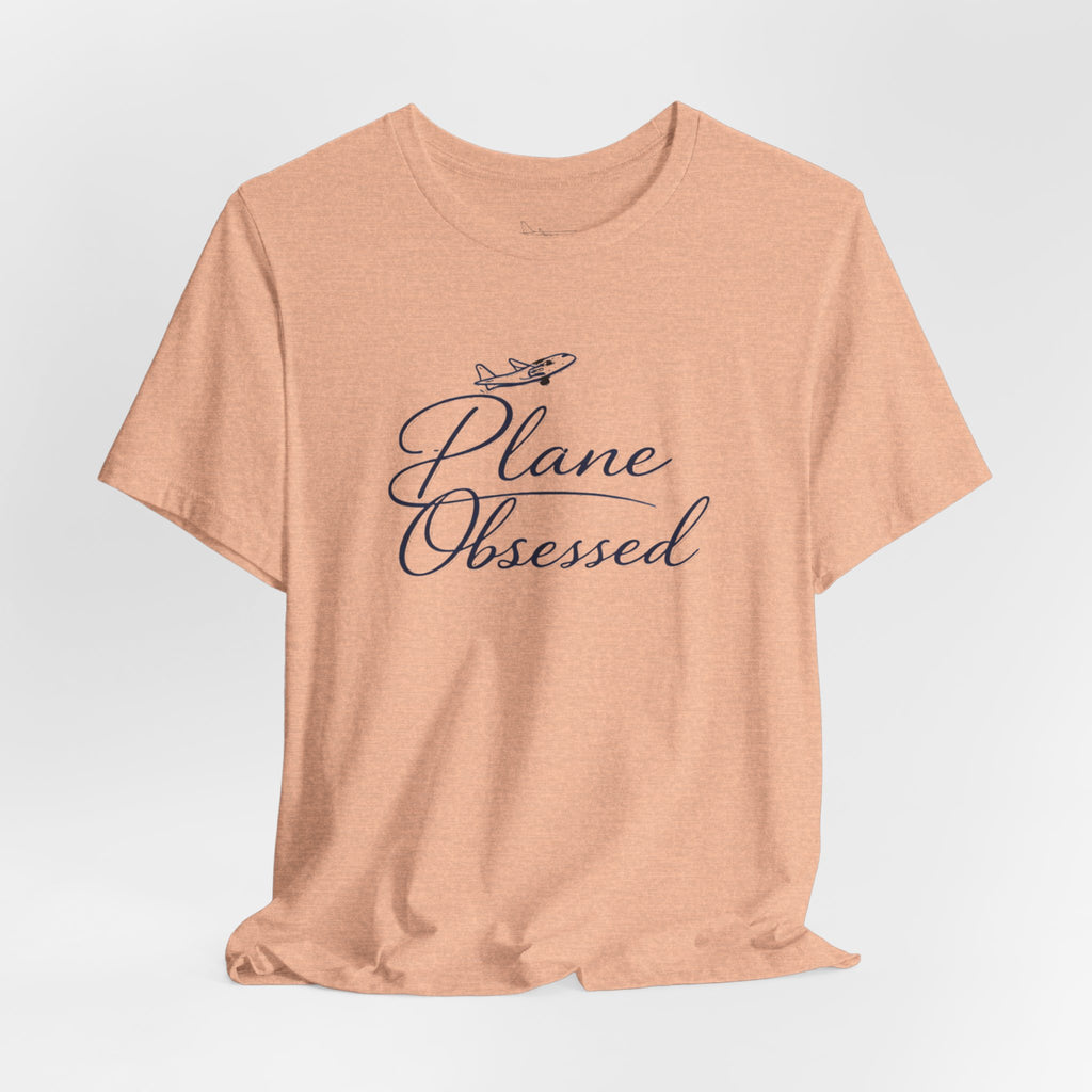 Plane Obsessed Tee — Flight Mode Graphic T‑Shirt for Aviation Lovers
