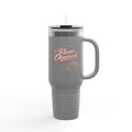 40oz Insulated Travel Mug – 'Plane Obsessed' Retro Aviation Graphic