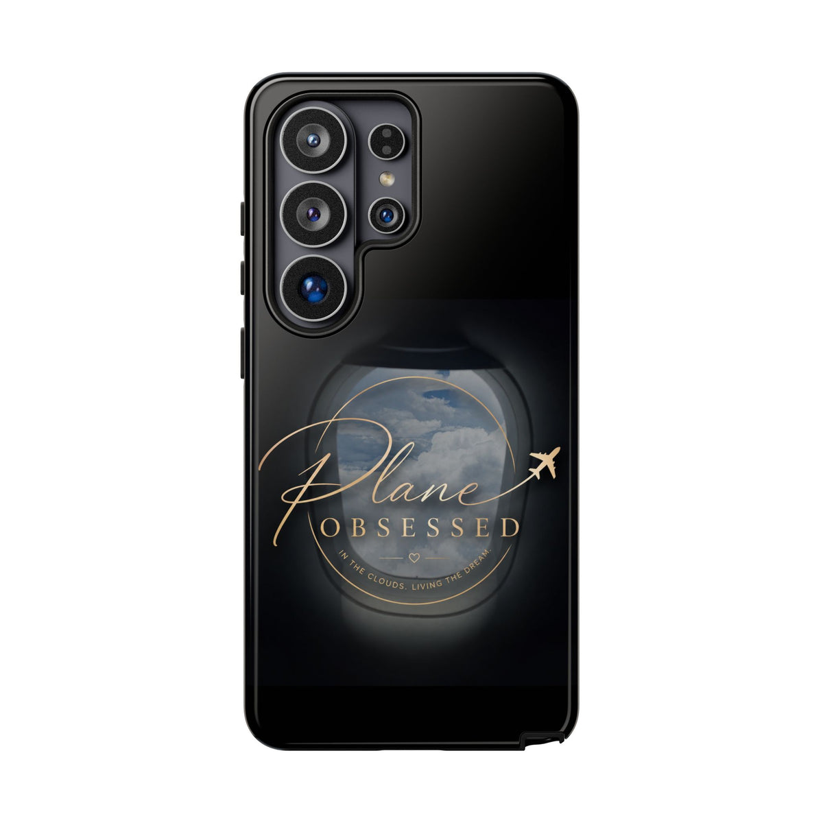 Plane Obsessed Phone Case — Protective Tough Case for Aviation Lovers