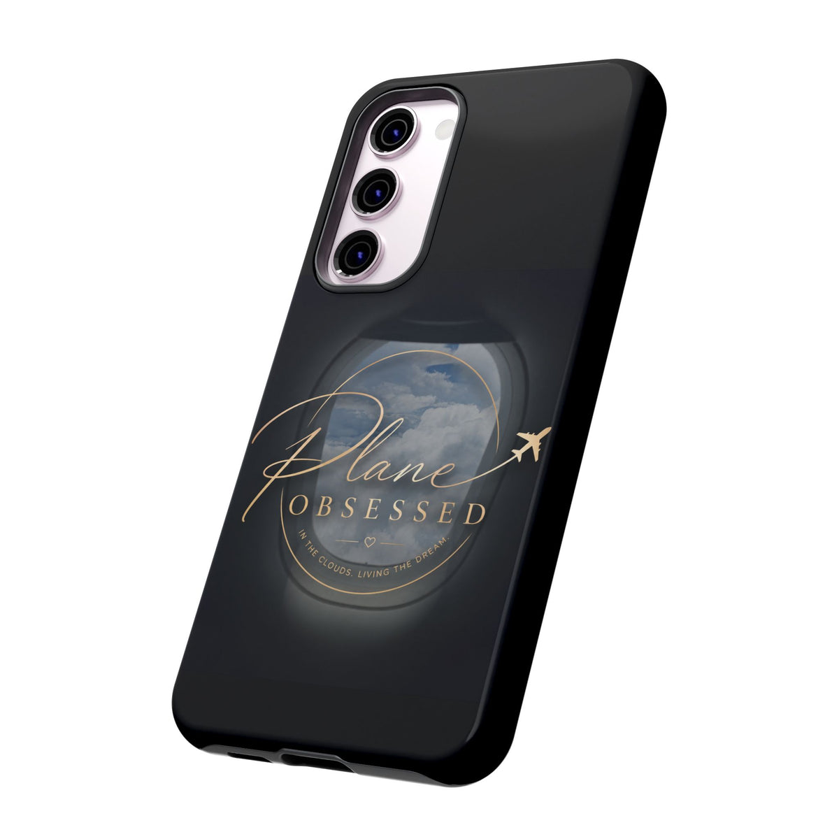 Plane Obsessed Phone Case — Protective Tough Case for Aviation Lovers