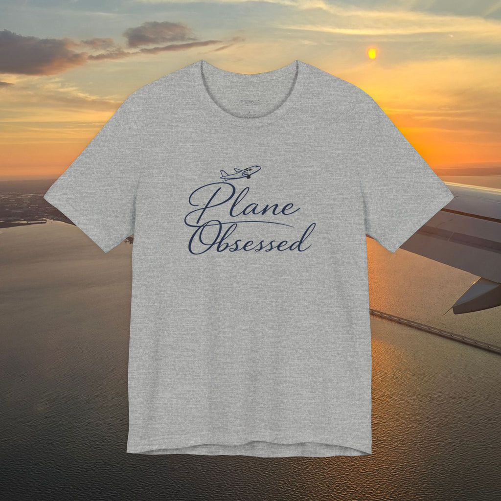 Plane Obsessed Tee — Flight Mode Graphic T‑Shirt for Aviation Lovers