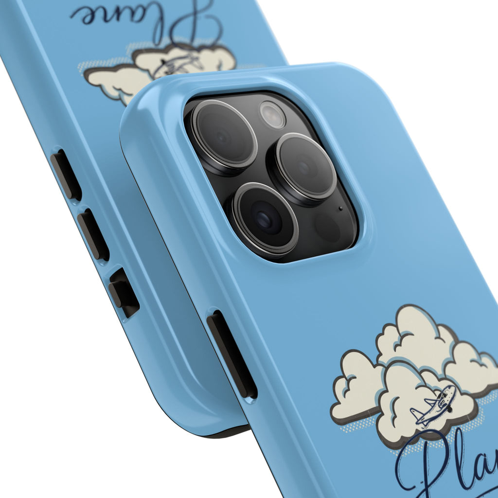 Phone Case — "Plane Obsessed" Cloud Sky Tough Protective Case