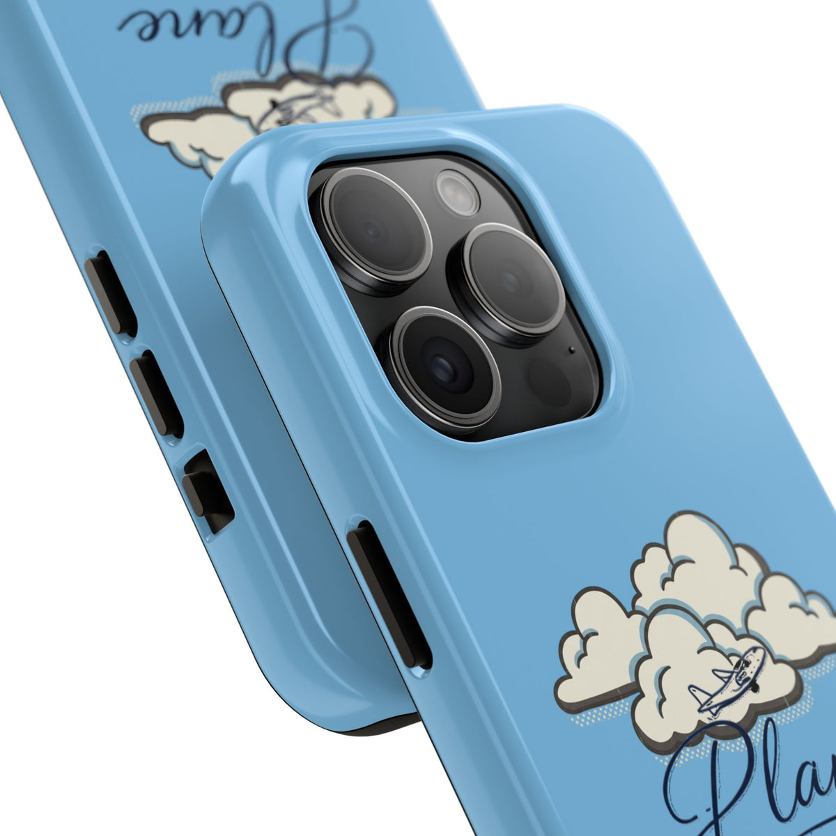 Phone Case — "Plane Obsessed" Cloud Sky Tough Protective Case