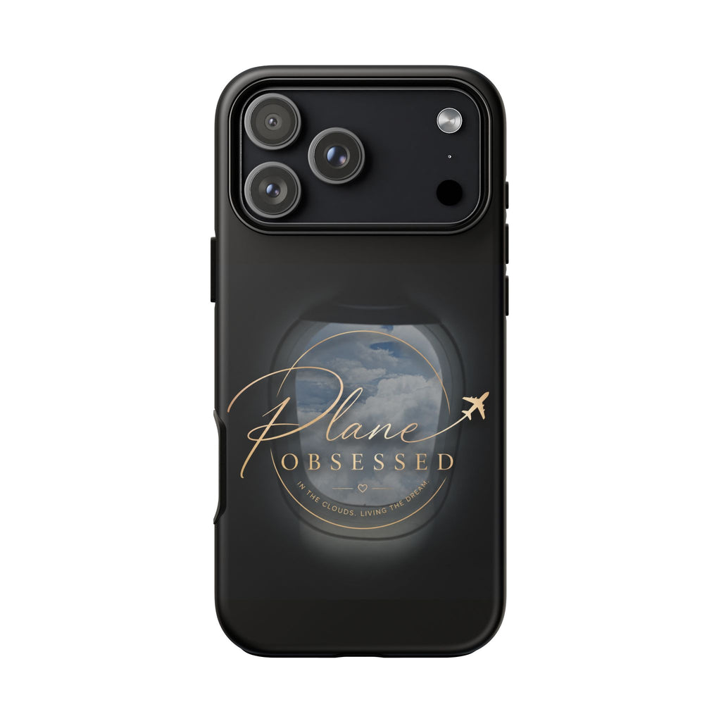 Plane Obsessed Phone Case — Protective Tough Case for Aviation Lovers