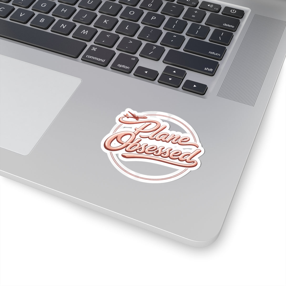 Plane Obsessed Sticker — Travel Airplane Vinyl Kiss-Cut Decal