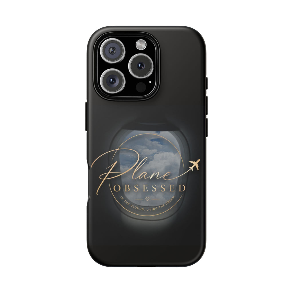 Plane Obsessed Phone Case — Protective Tough Case for Aviation Lovers