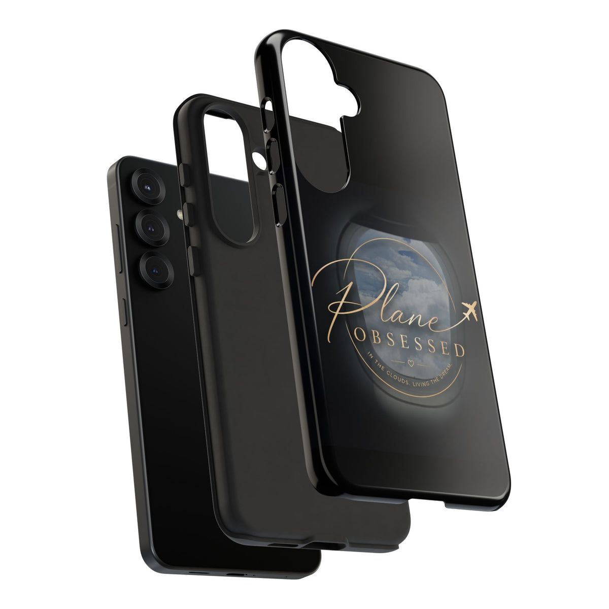 Plane Obsessed Phone Case — Protective Tough Case for Aviation Lovers