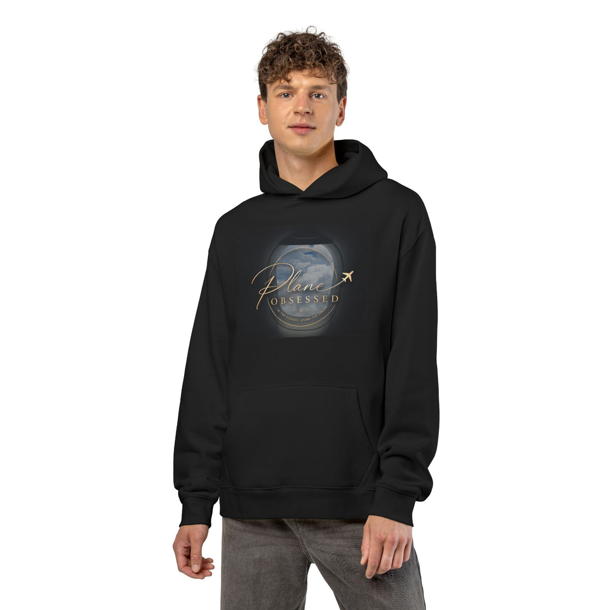 Above The Clouds -Plane Obsessed Comfy Hoodie