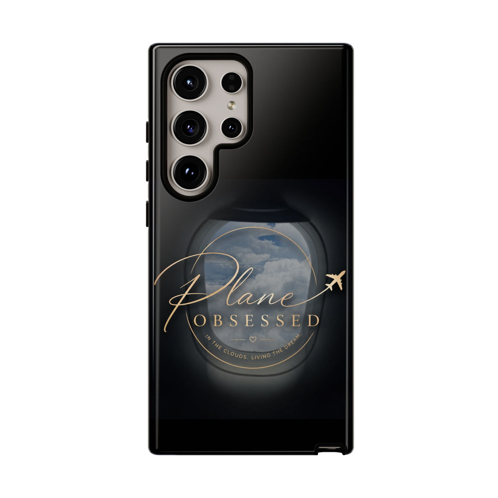Plane Obsessed Phone Case — Protective Tough Case for Aviation Lovers