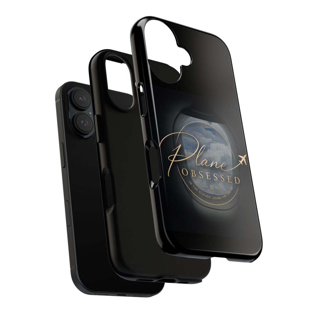 Plane Obsessed Phone Case — Protective Tough Case for Aviation Lovers