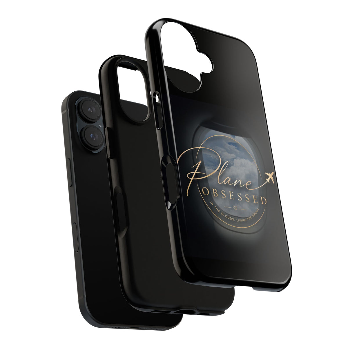 Plane Obsessed Phone Case — Protective Tough Case for Aviation Lovers