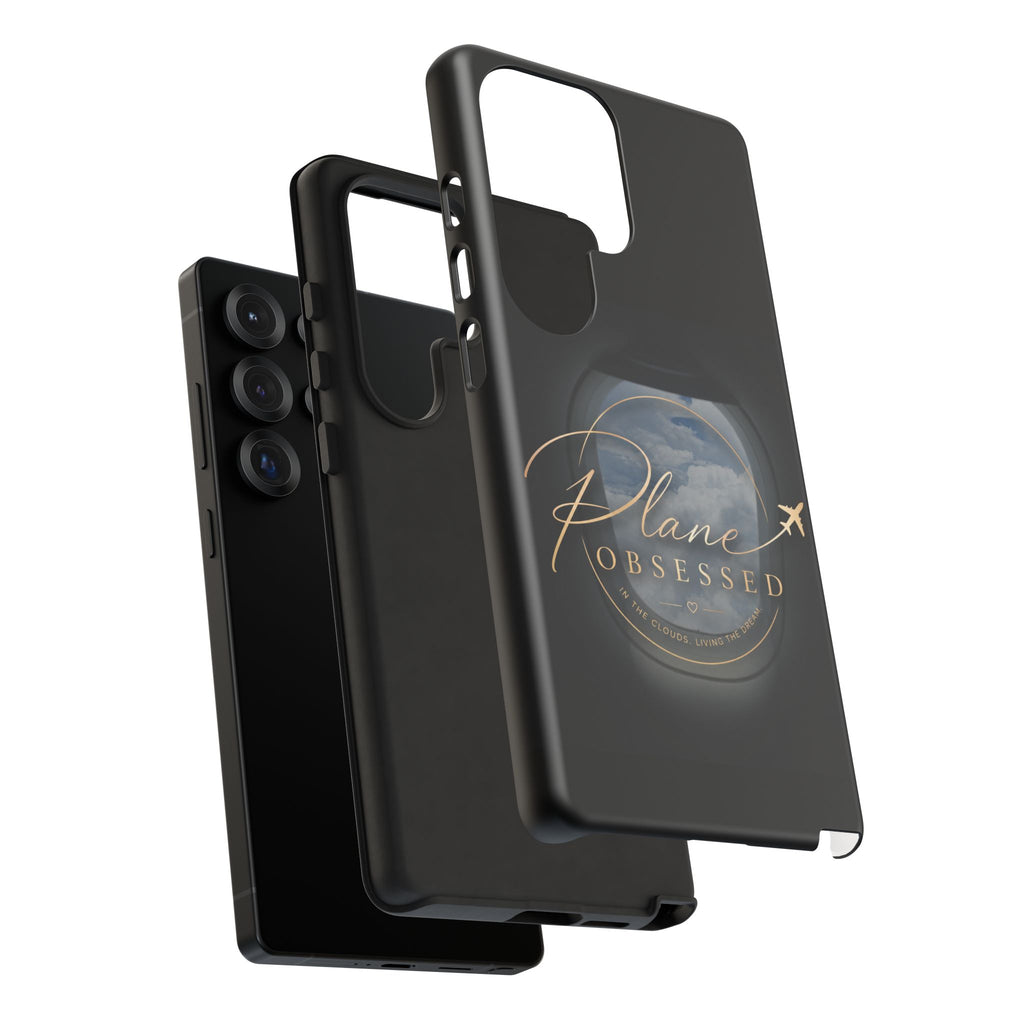 Plane Obsessed Phone Case — Protective Tough Case for Aviation Lovers