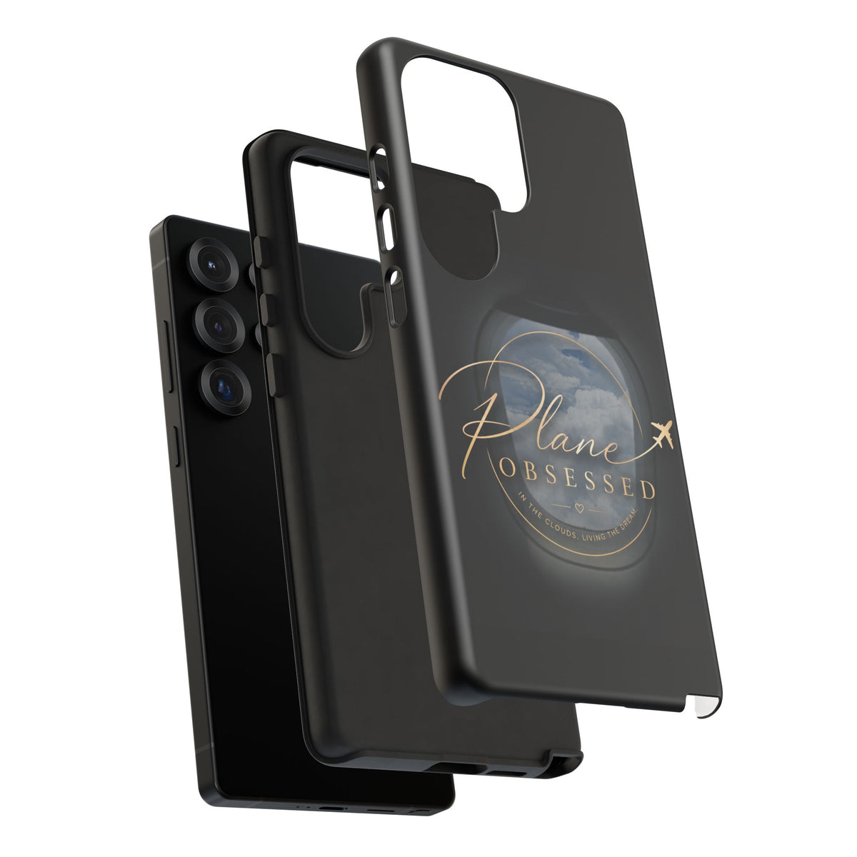 Plane Obsessed Phone Case — Protective Tough Case for Aviation Lovers