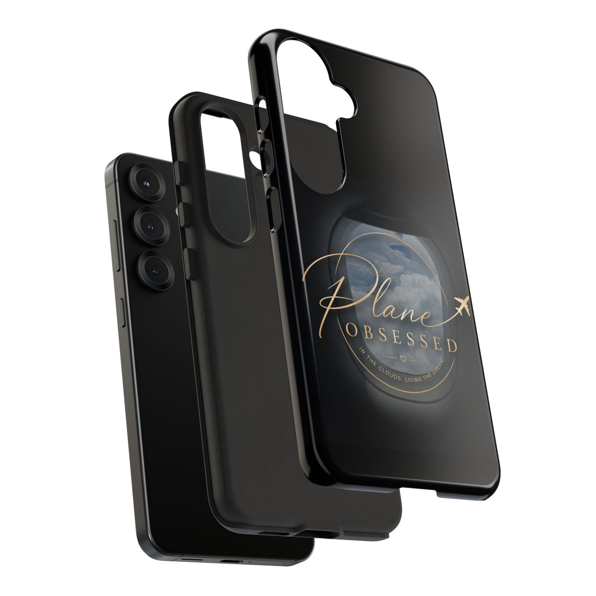 Plane Obsessed Phone Case — Protective Tough Case for Aviation Lovers