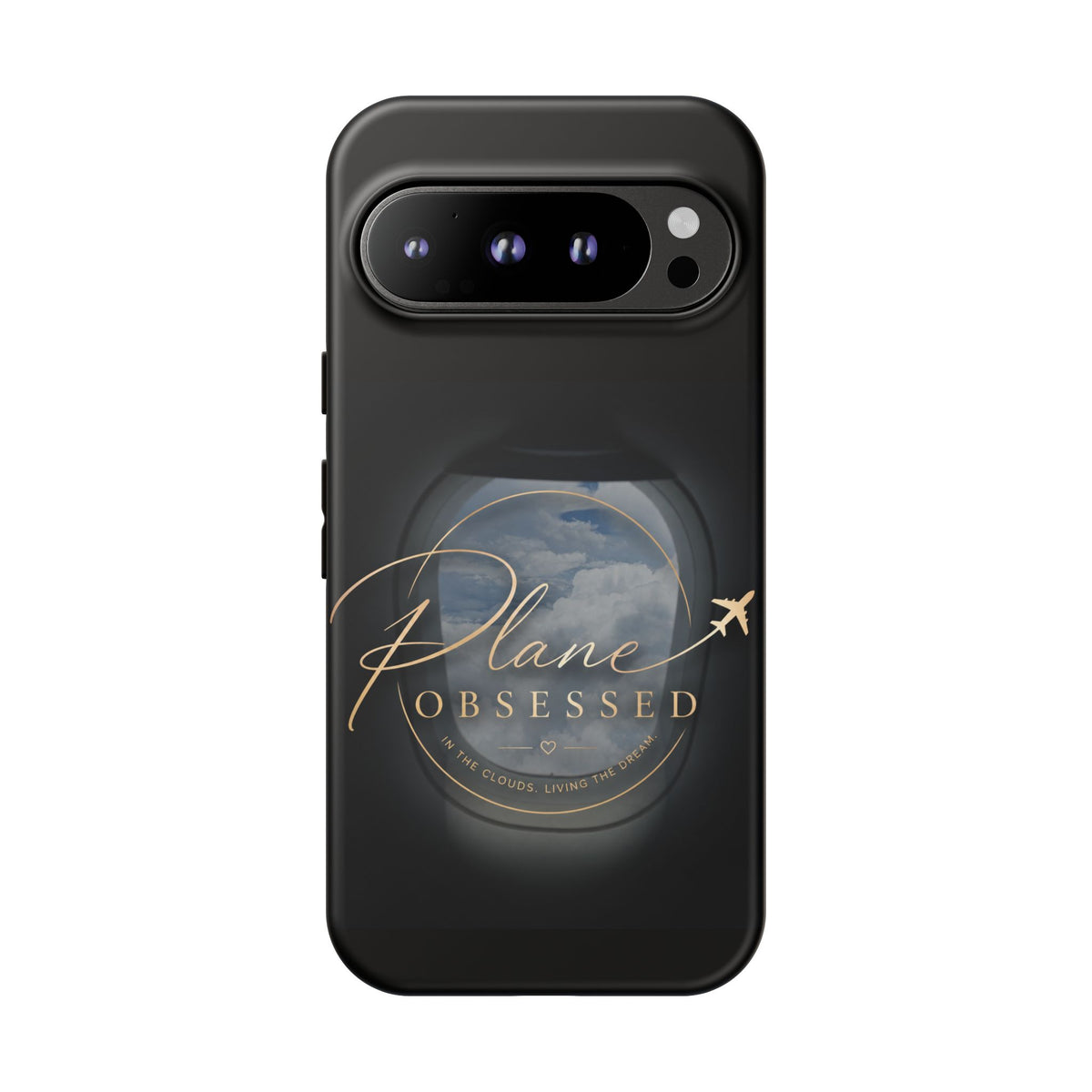 Plane Obsessed Phone Case — Protective Tough Case for Aviation Lovers