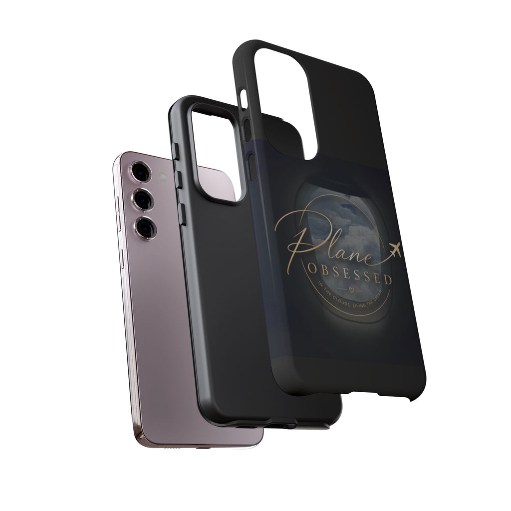 Plane Obsessed Phone Case — Protective Tough Case for Aviation Lovers