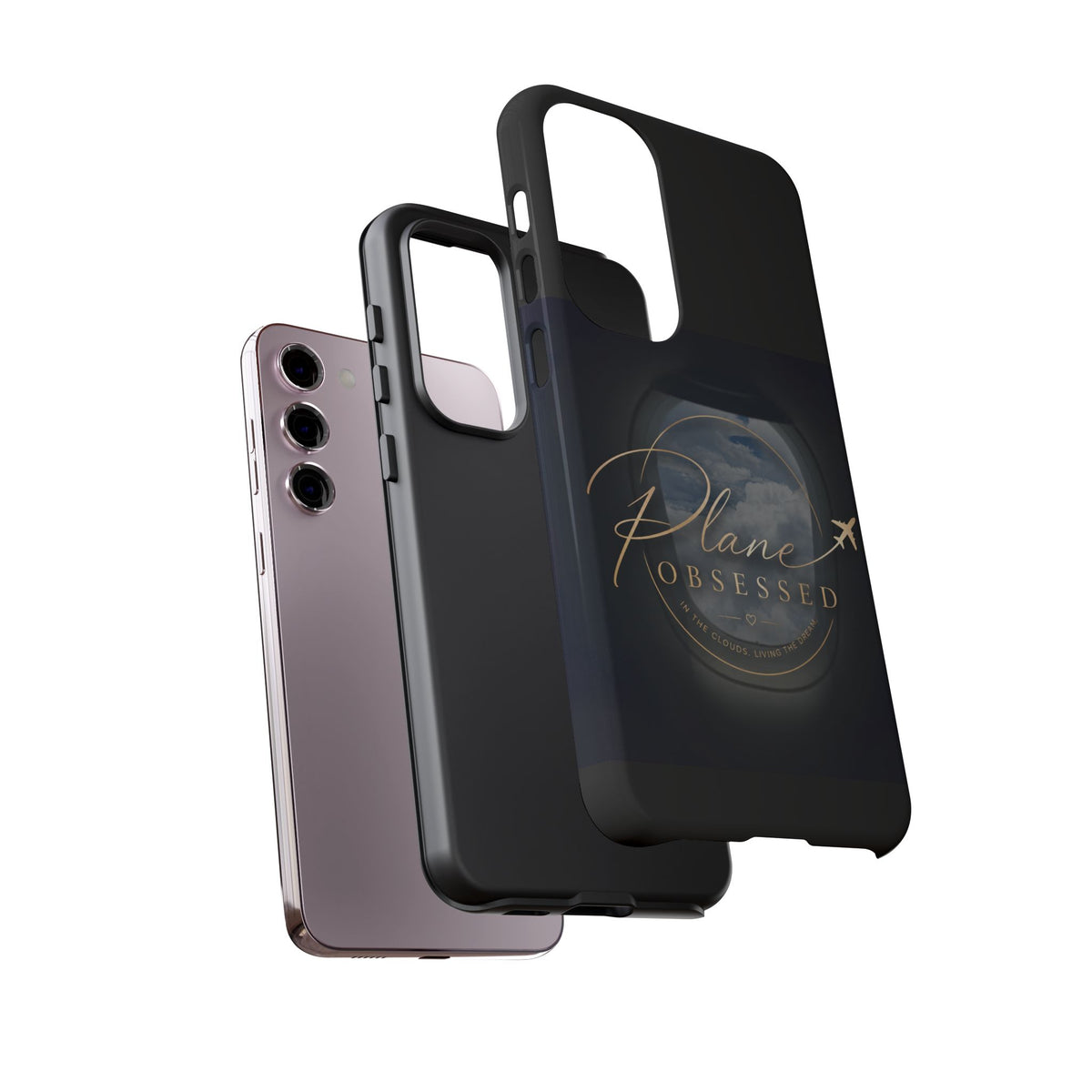 Plane Obsessed Phone Case — Protective Tough Case for Aviation Lovers