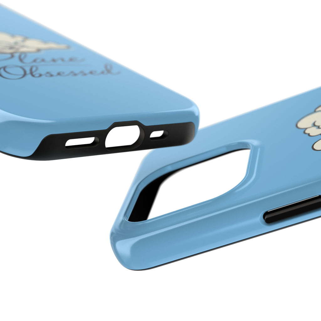 Phone Case — "Plane Obsessed" Cloud Sky Tough Protective Case