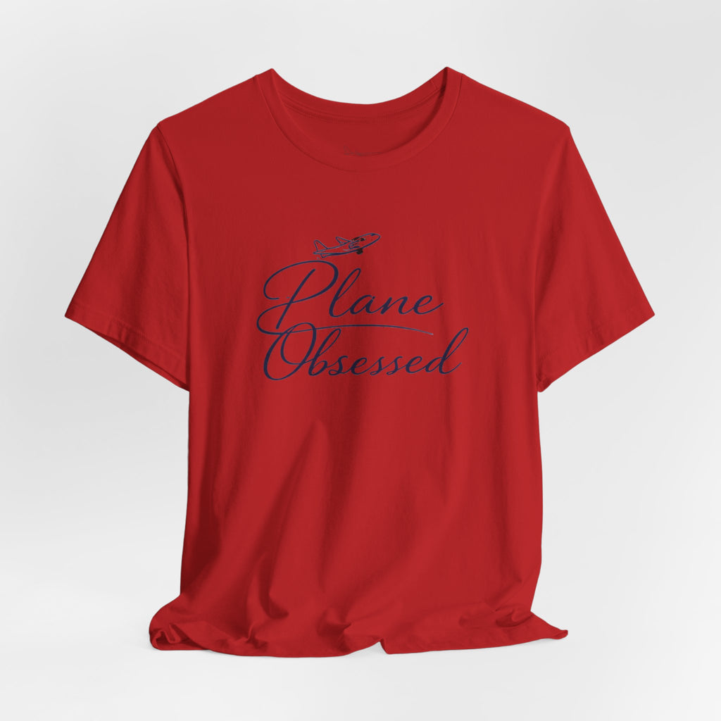 Plane Obsessed Tee — Flight Mode Graphic T‑Shirt for Aviation Lovers