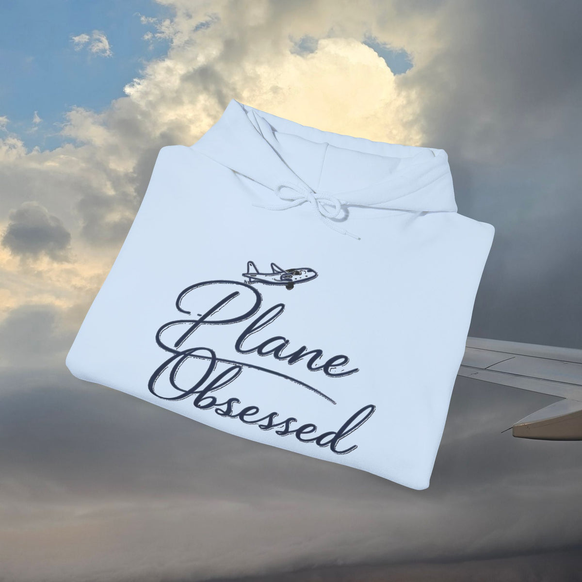 Planet Obsessed Hoodie — Retro Script Space Lover Pullover