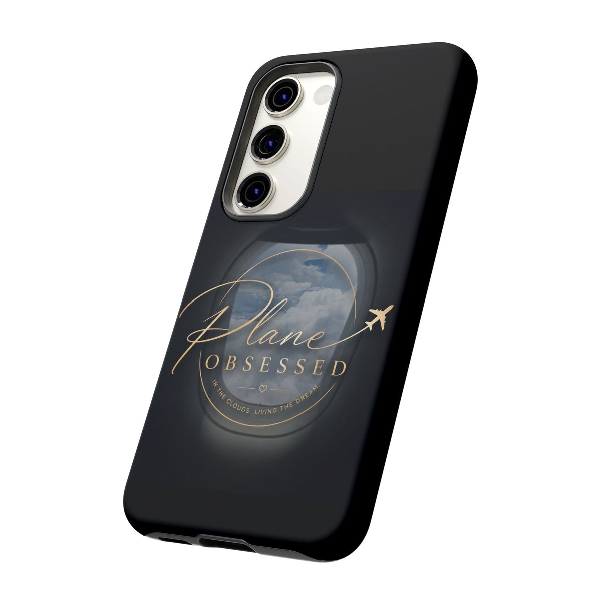 Plane Obsessed Phone Case — Protective Tough Case for Aviation Lovers