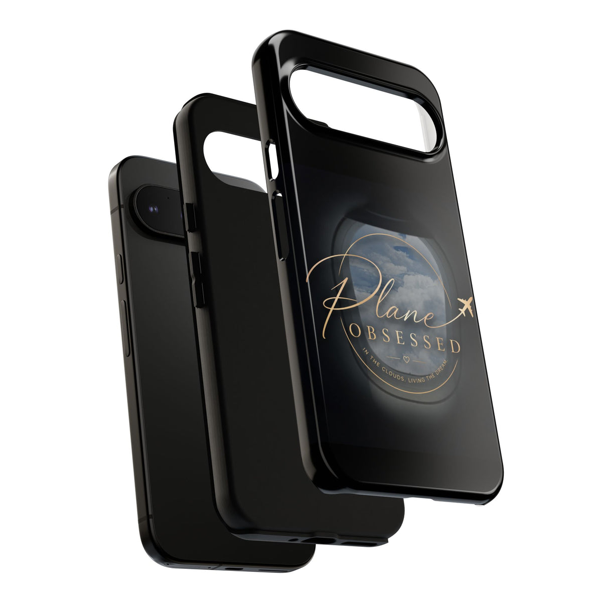 Plane Obsessed Phone Case — Protective Tough Case for Aviation Lovers