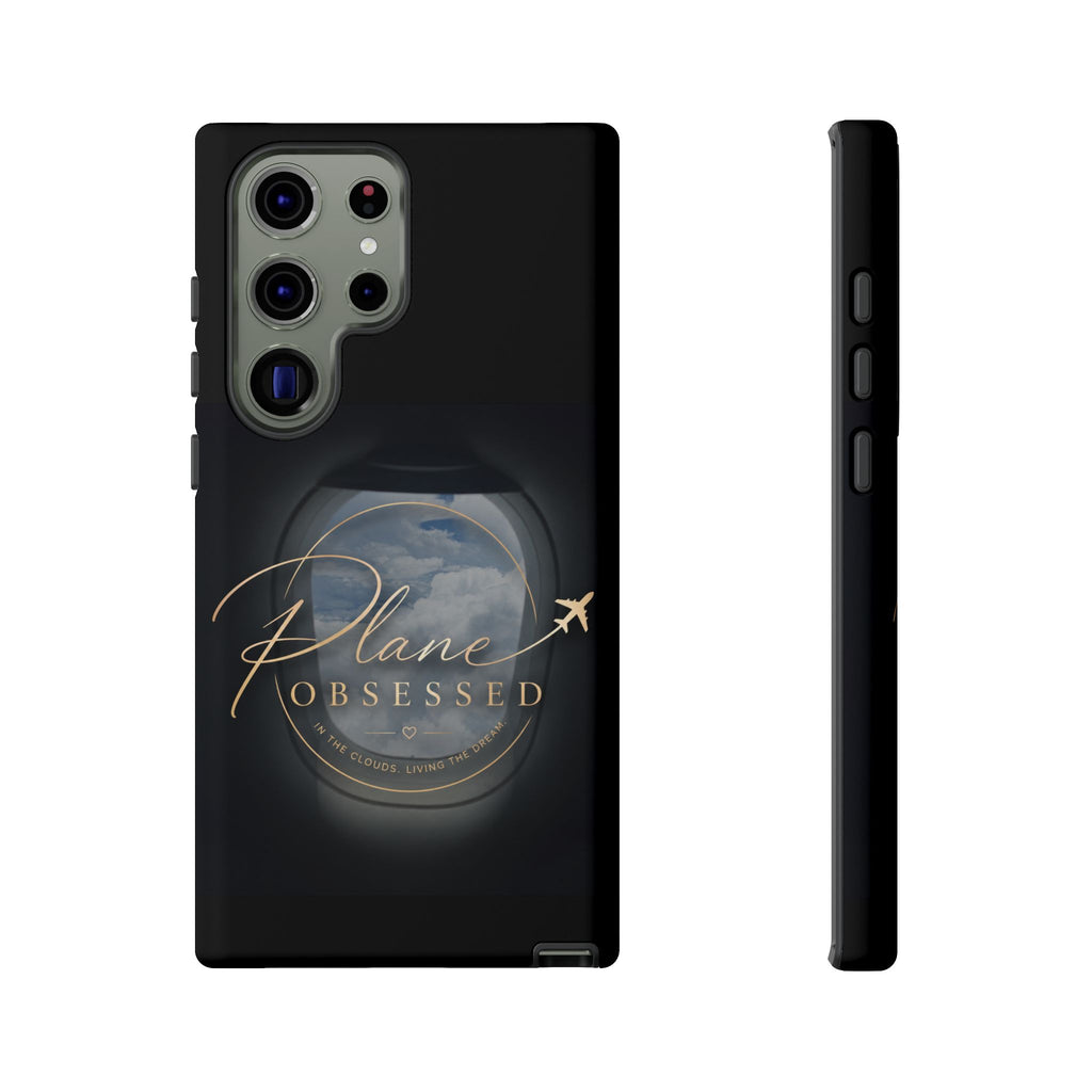 Plane Obsessed Phone Case — Protective Tough Case for Aviation Lovers