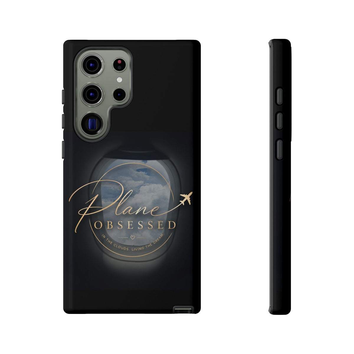 Plane Obsessed Phone Case — Protective Tough Case for Aviation Lovers