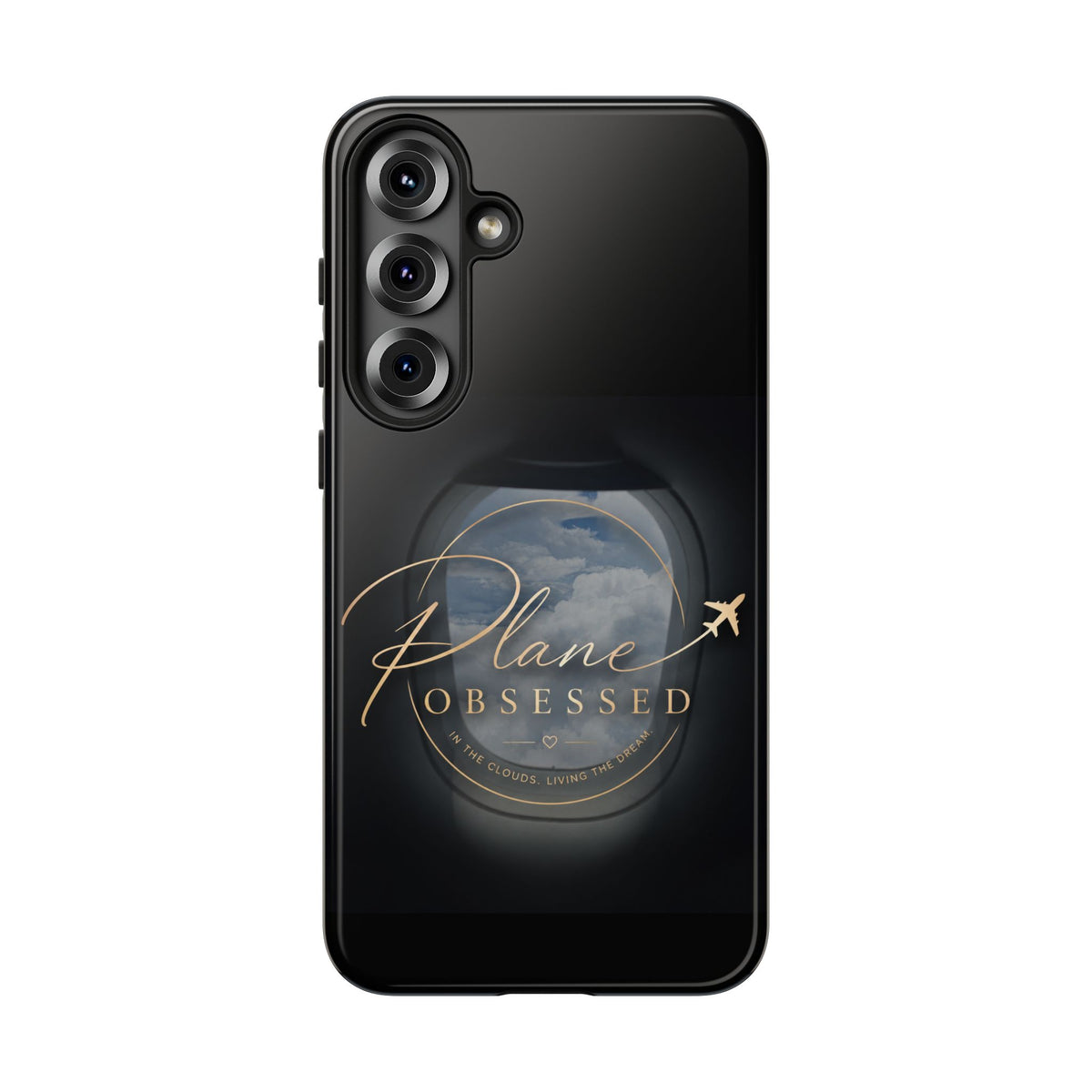 Plane Obsessed Phone Case — Protective Tough Case for Aviation Lovers