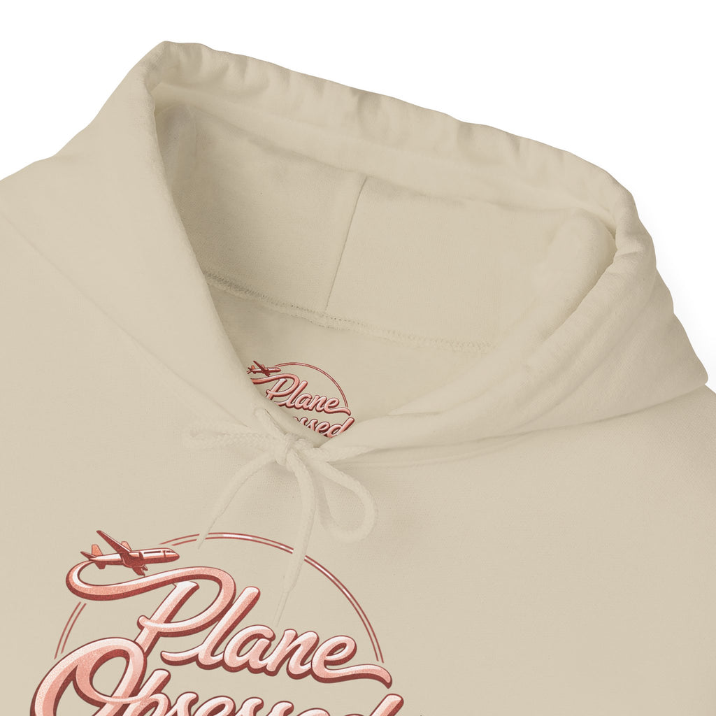 Planet Obsessed Hoodie — Retro Script Space Lover Pullover