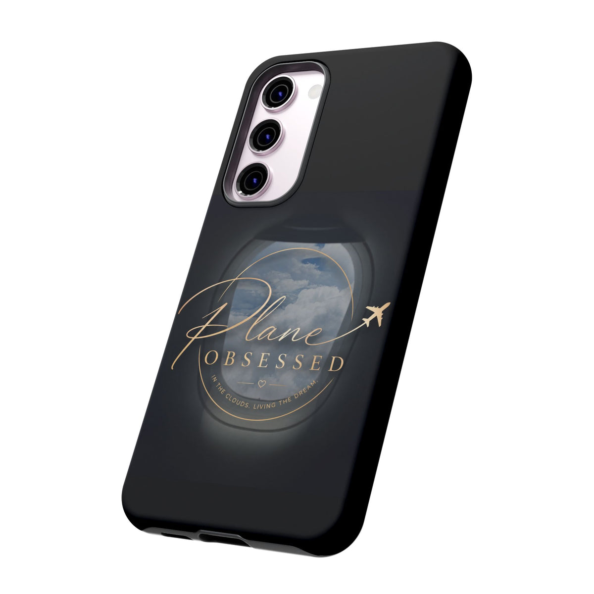 Plane Obsessed Phone Case — Protective Tough Case for Aviation Lovers