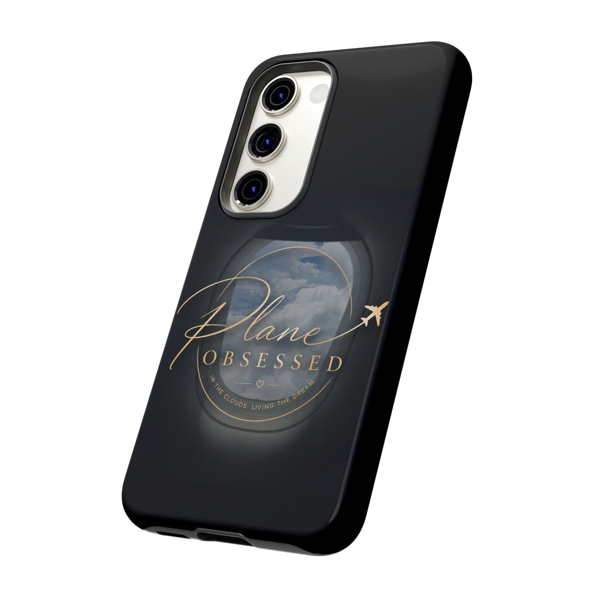 Plane Obsessed Phone Case — Protective Tough Case for Aviation Lovers