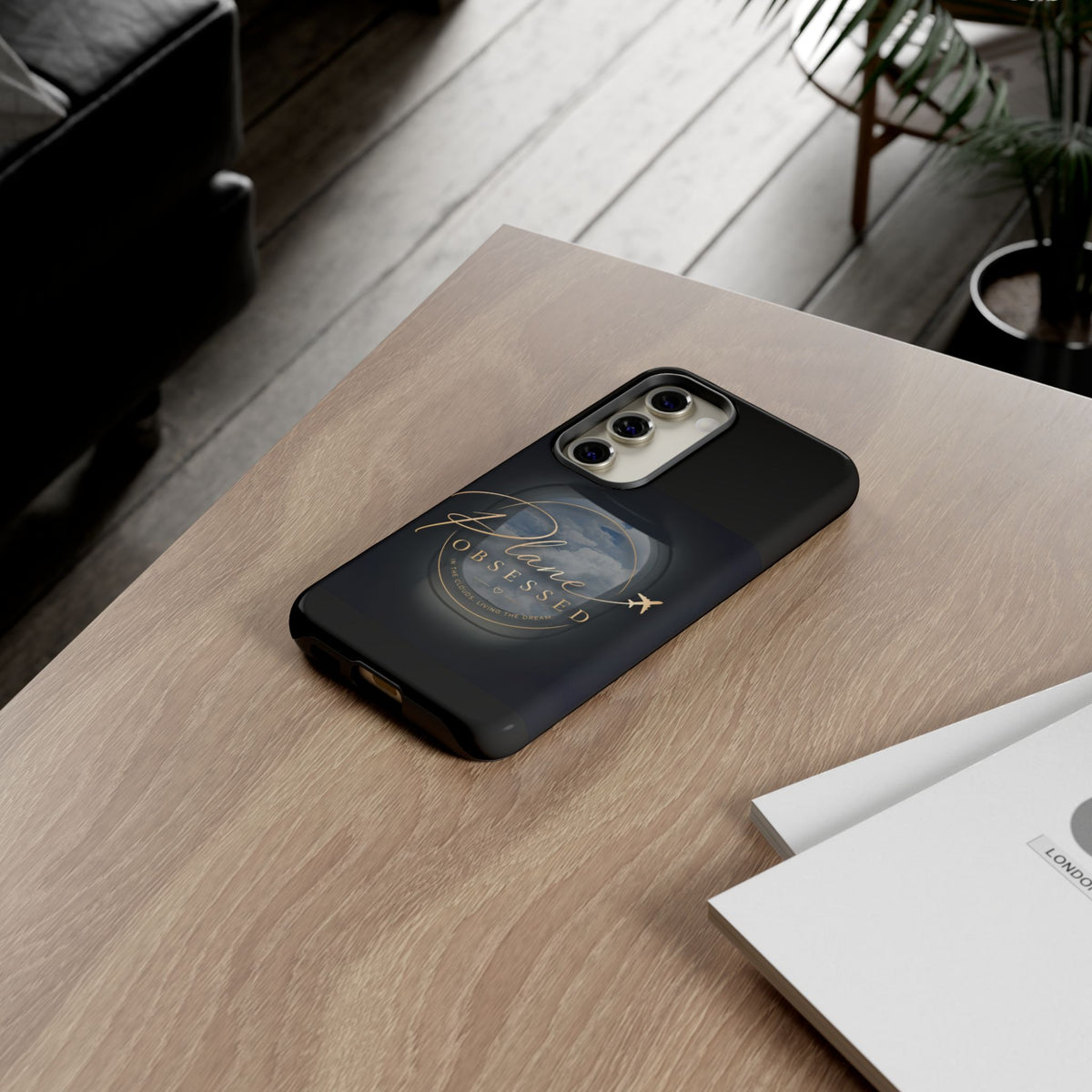 Plane Obsessed Phone Case — Protective Tough Case for Aviation Lovers