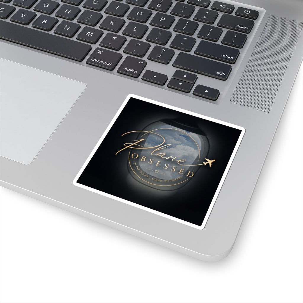 Above The Cloud Sticker — Airplane Window Travel Kiss-Cut Decal