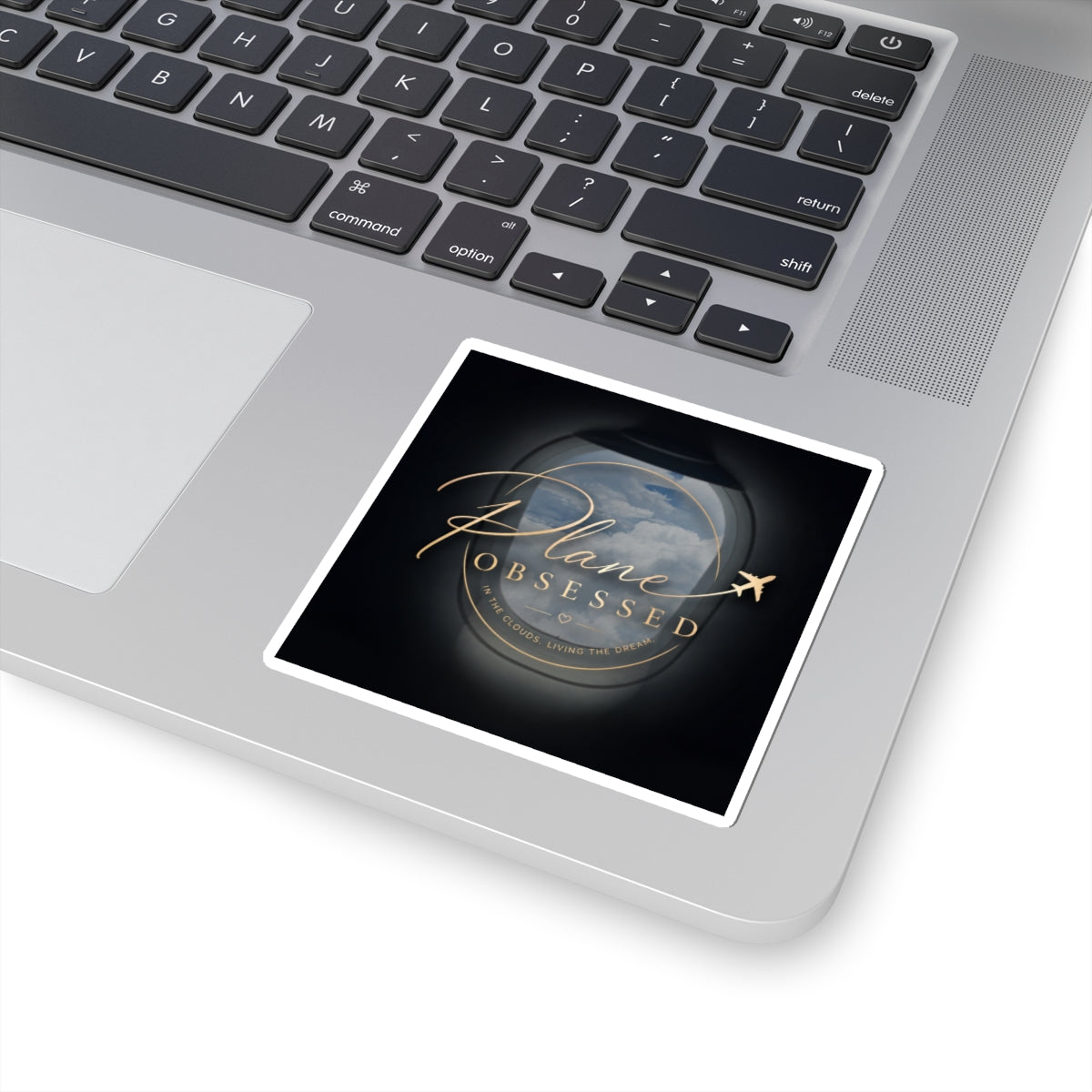 Above The Cloud Sticker — Airplane Window Travel Kiss-Cut Decal