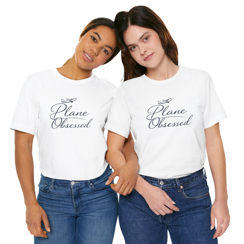 Plane Obsessed Tee — Flight Mode Graphic T‑Shirt for Aviation Lovers