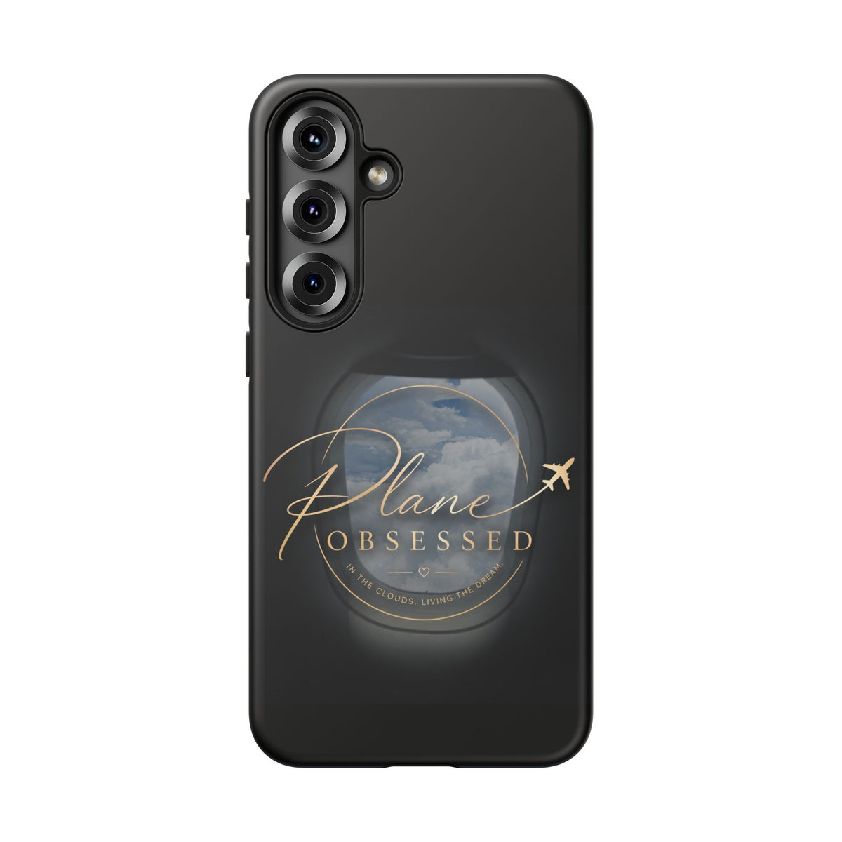 Plane Obsessed Phone Case — Protective Tough Case for Aviation Lovers