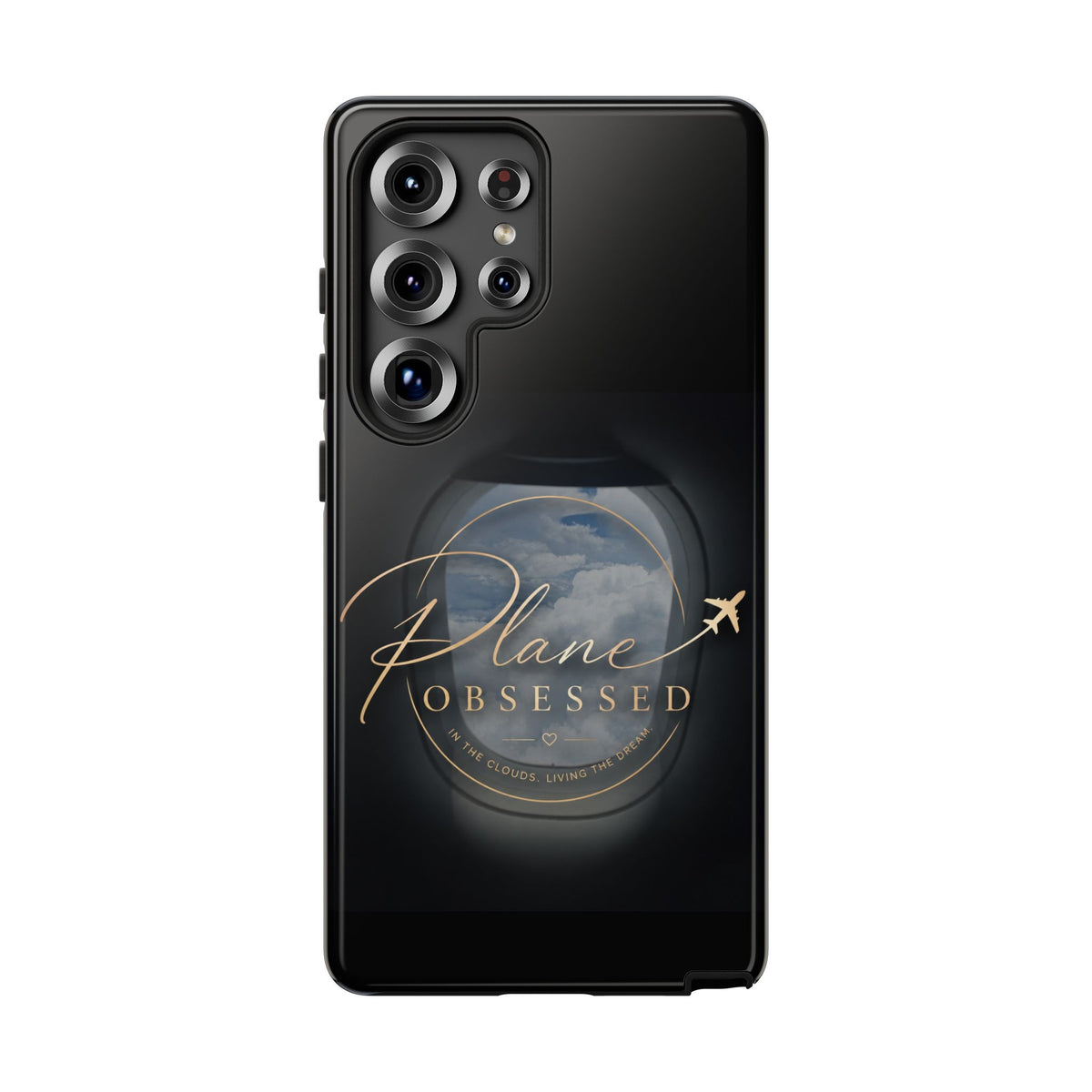 Plane Obsessed Phone Case — Protective Tough Case for Aviation Lovers