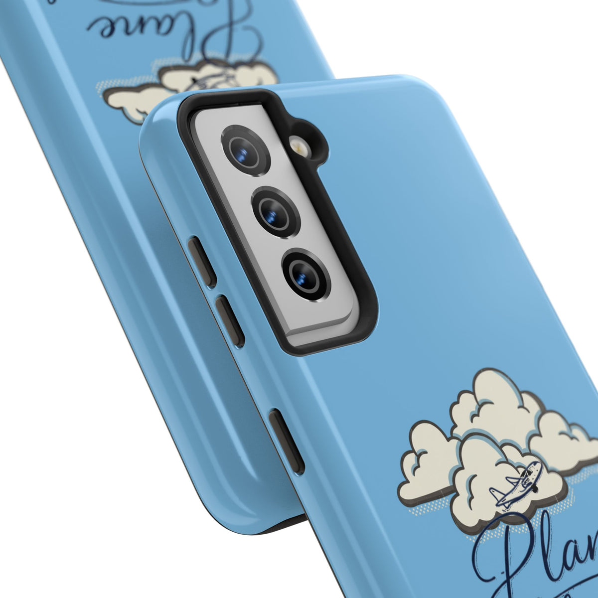 Phone Case — "Plane Obsessed" Cloud Sky Tough Protective Case
