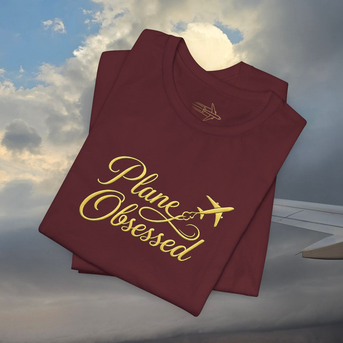 Plane Obsessed Tee — Flight Mode Graphic T‑Shirt for Aviation Lovers