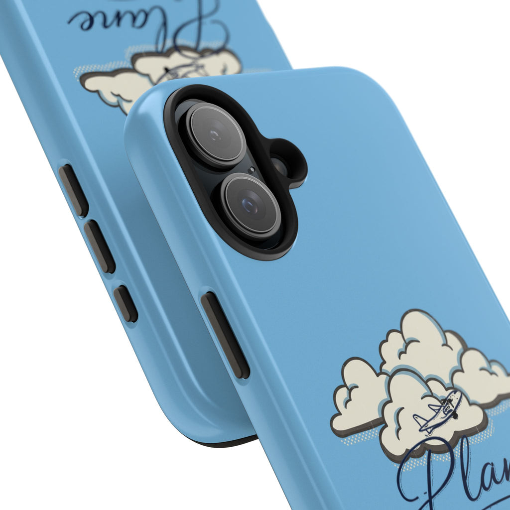 Phone Case — "Plane Obsessed" Cloud Sky Tough Protective Case
