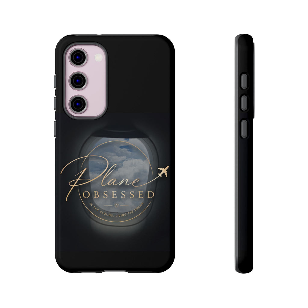 Plane Obsessed Phone Case — Protective Tough Case for Aviation Lovers